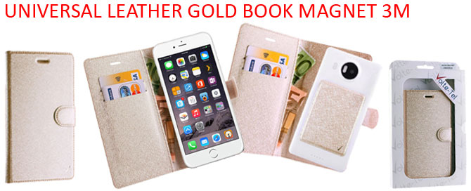 UNIVERSAL LEATHER GOLD BOOK MAGNET 